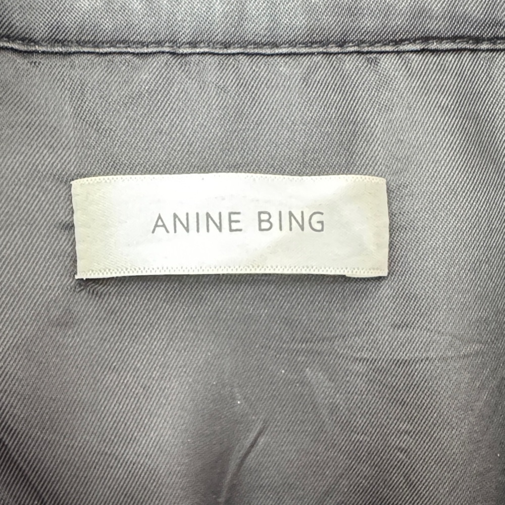 Anine Bing Samone Wool-Blend Trucker Jacket - Picture 2 of 15